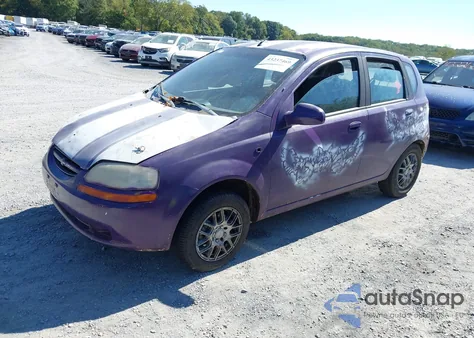 2005 Chevrolet Aveo Ls z USA, uszkodzony, nr VIN KL1TD62635B301905